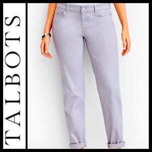 NWOT Talbots Flawless Petite Boyfriend Jeans